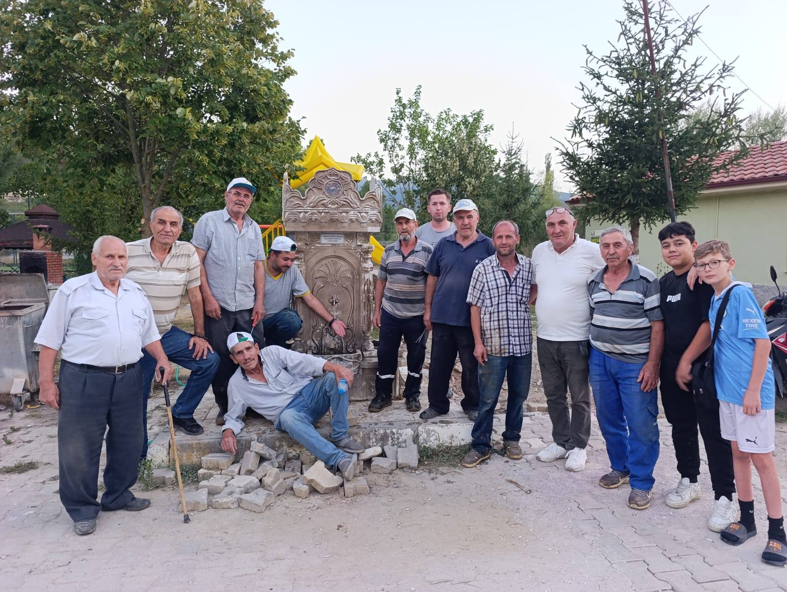 YEŞİ̇LÇAY KÖYÜNDEN ÖRNEK DAYANIŞMA: “DEDEBALLAR SUYU” AKMAYA BAŞLADI