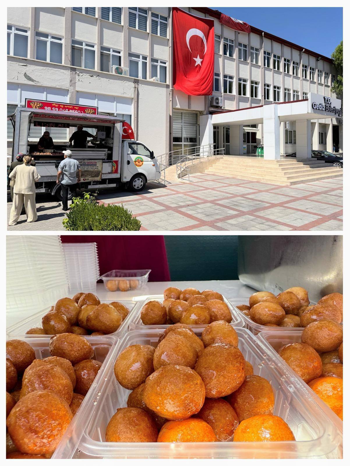 Gediz’in Kurtuluş Gününde Mevlid Okutuldu, Lokma İkramı Yapıldı