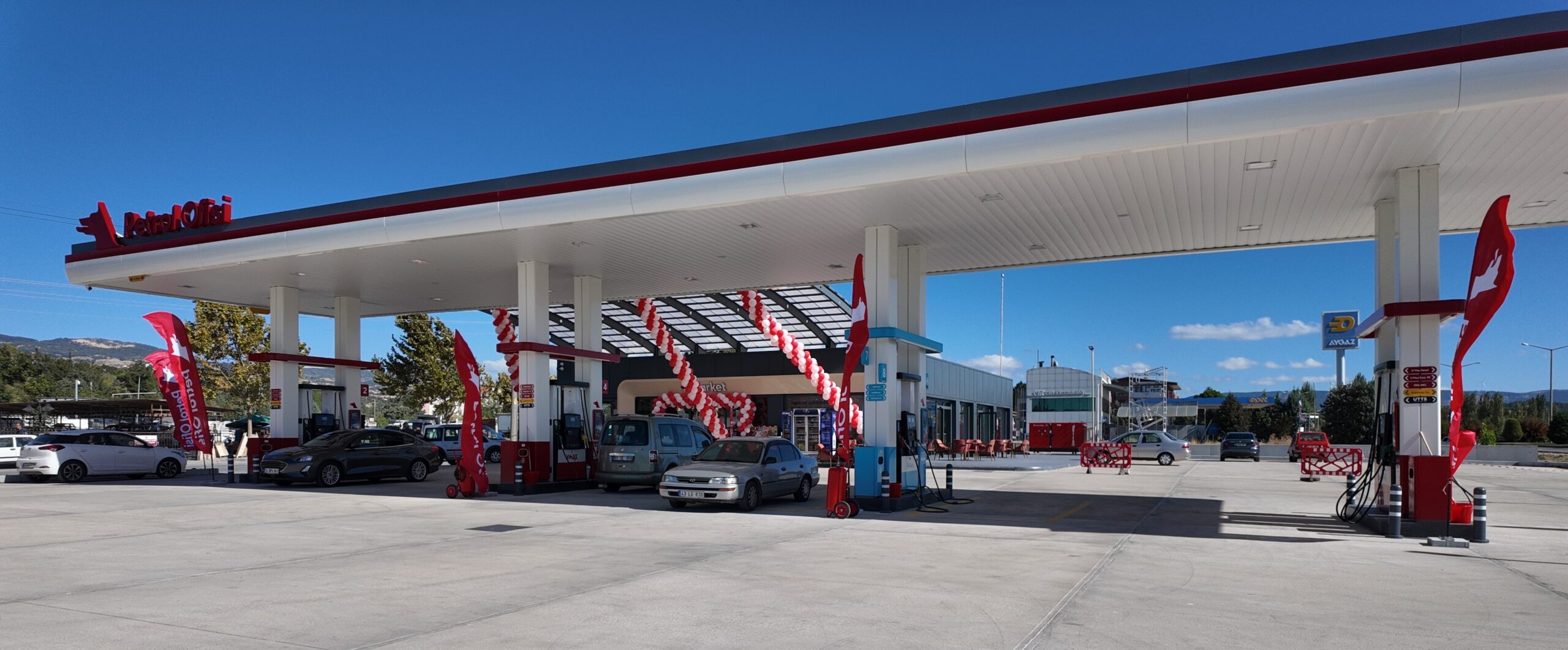 Gediz’de Yeni Akaryakıt İstasyonu Hizmete Girdi