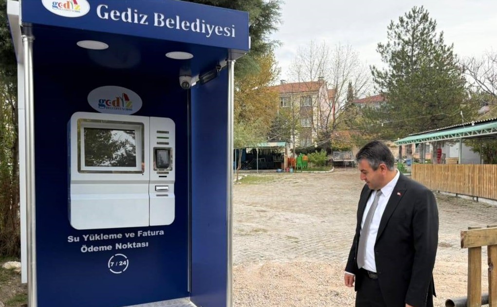 Gediz’in İkinci Büyük Mahallesi Ergenekon’a Kolaylık: Su Yükleme ve Fatura Ödeme Otomasyonu Geldi