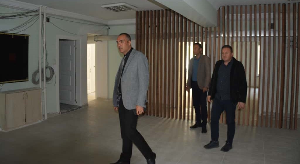 Gediz Öğretmenevi İnşaa Çalışmaları Devam ediyor