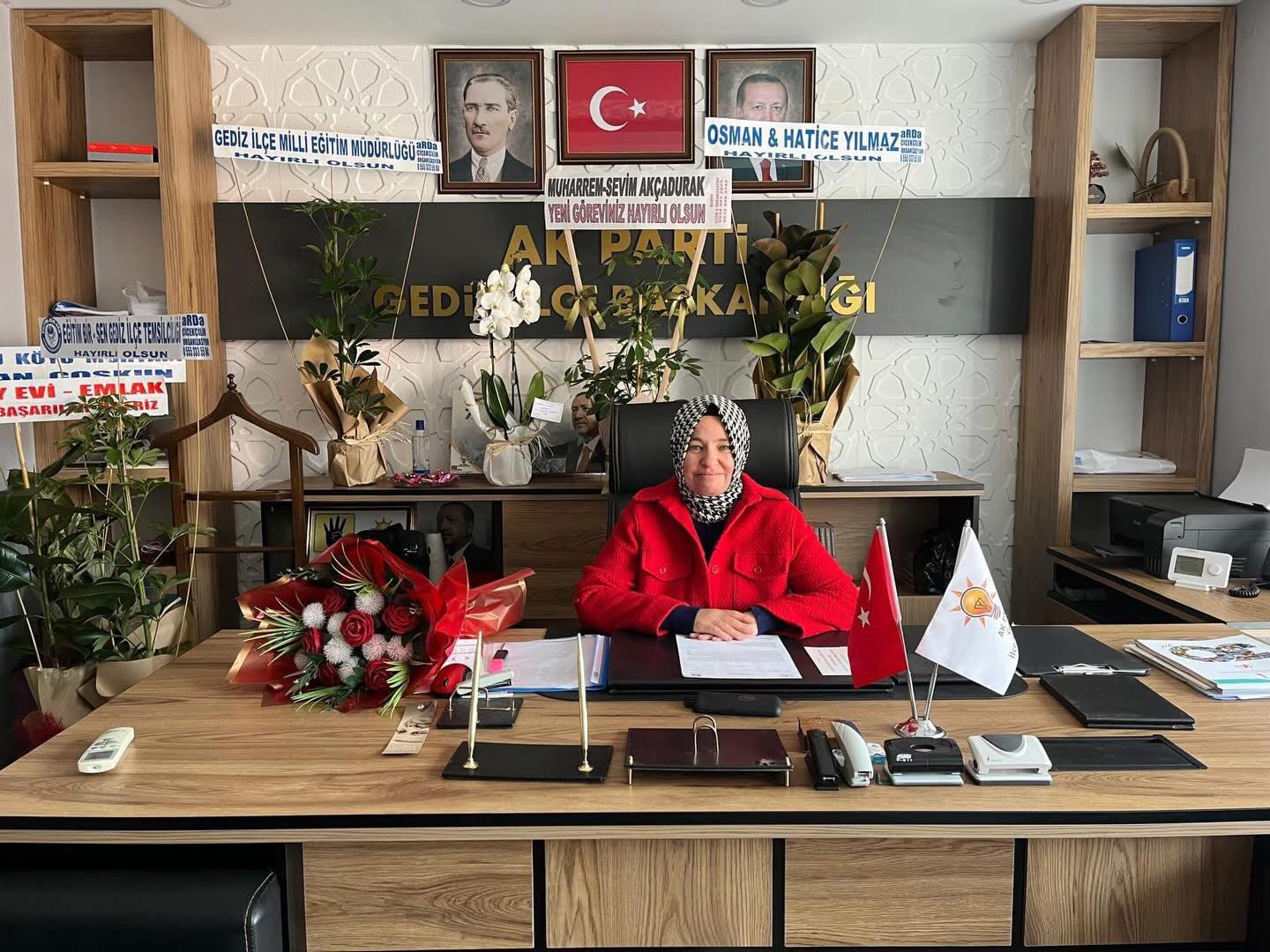 AK Parti Gediz’de Şule Bilgili Dönemi: “Siyasi Ayrım Yapmadan Gediz İçin Çalışacağız”