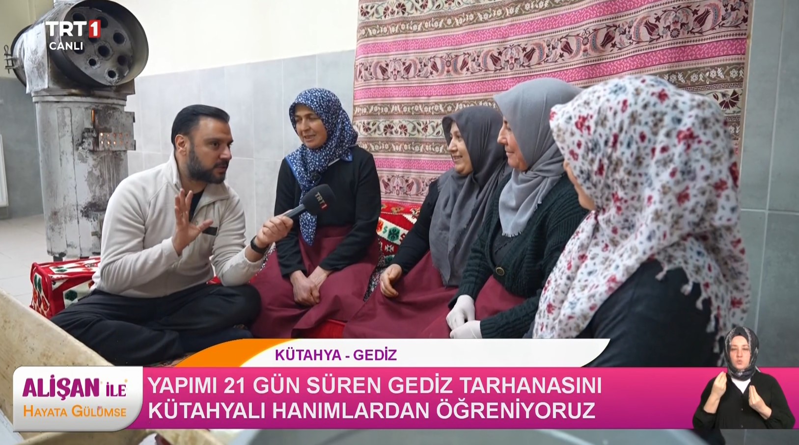 Gediz Tarhanası TRT 1 Ekranlarında: Alişan ve Elif Ana Kooperatifi’nden Lezzet Şöleni