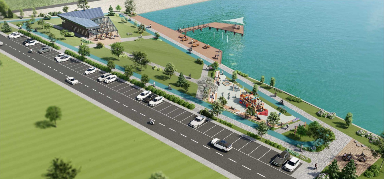 Gediz’in Yeni Sosyal Cazibe Merkezi: Muhipler Göleti Yaşam Alanına Dönüşüyor