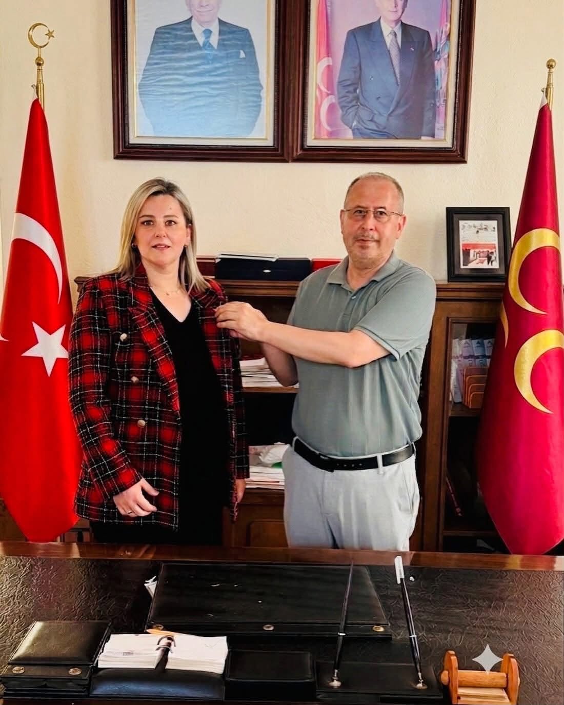 GEDİZ MHP KAÇEP BAŞKANLIĞINA BAŞAK ALTINOK ATANDI
