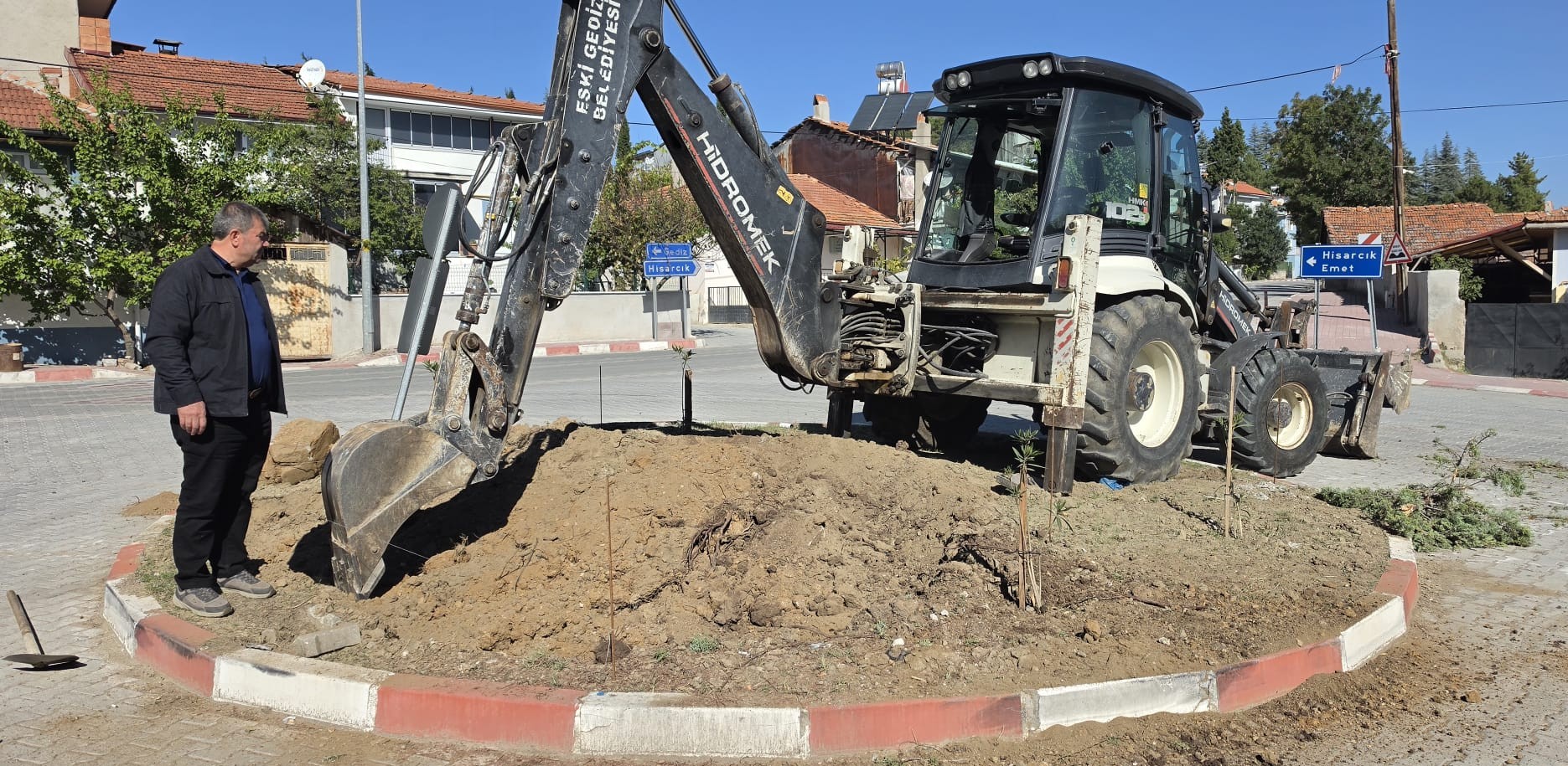 Eskigediz’in Girişine Modern Dokunuş: Kütahya Yolu Kavşağı’na Yeni Şehir Görseli