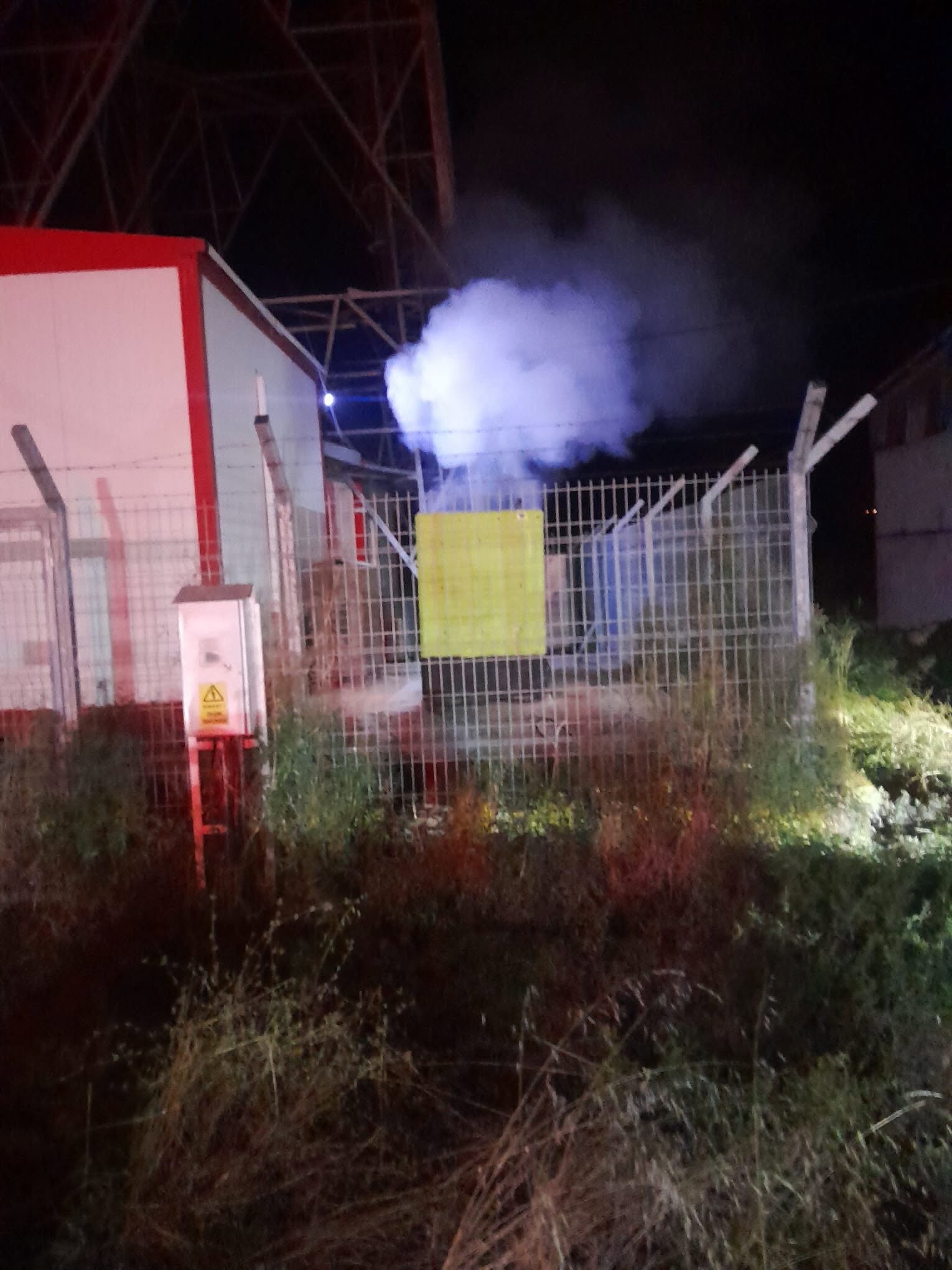 Gediz’de İtfaiyeden Hızlı Müdahale: Jeneratör Yangını Büyümeden Söndürüldü